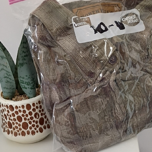 North River Outfitters Men’s 2XL Green & Brown Plaid Flannel Shirt Cotton Rayon - Picture 9 of 9